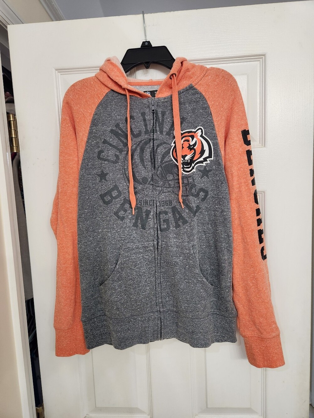 Official Cincinnati Bengals NFL Team Apparel Hooded Sweatshirt